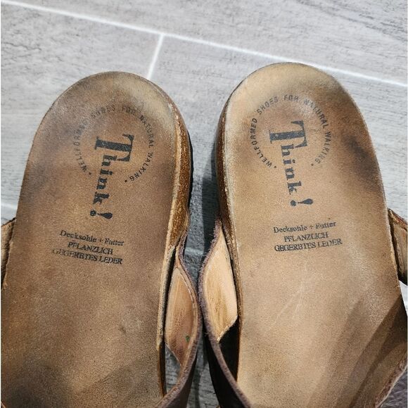 Think! Leather Sandals - Picture 6 of 16